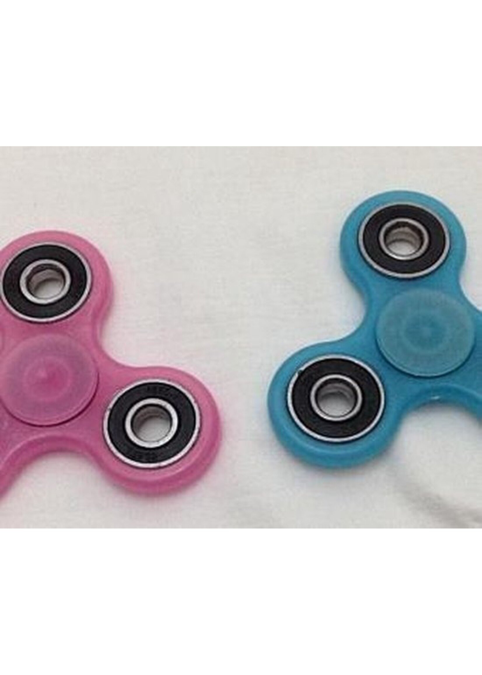 Hand Fidget Spinner Glow in the Dark- Roze www.lowbudgetz.nl