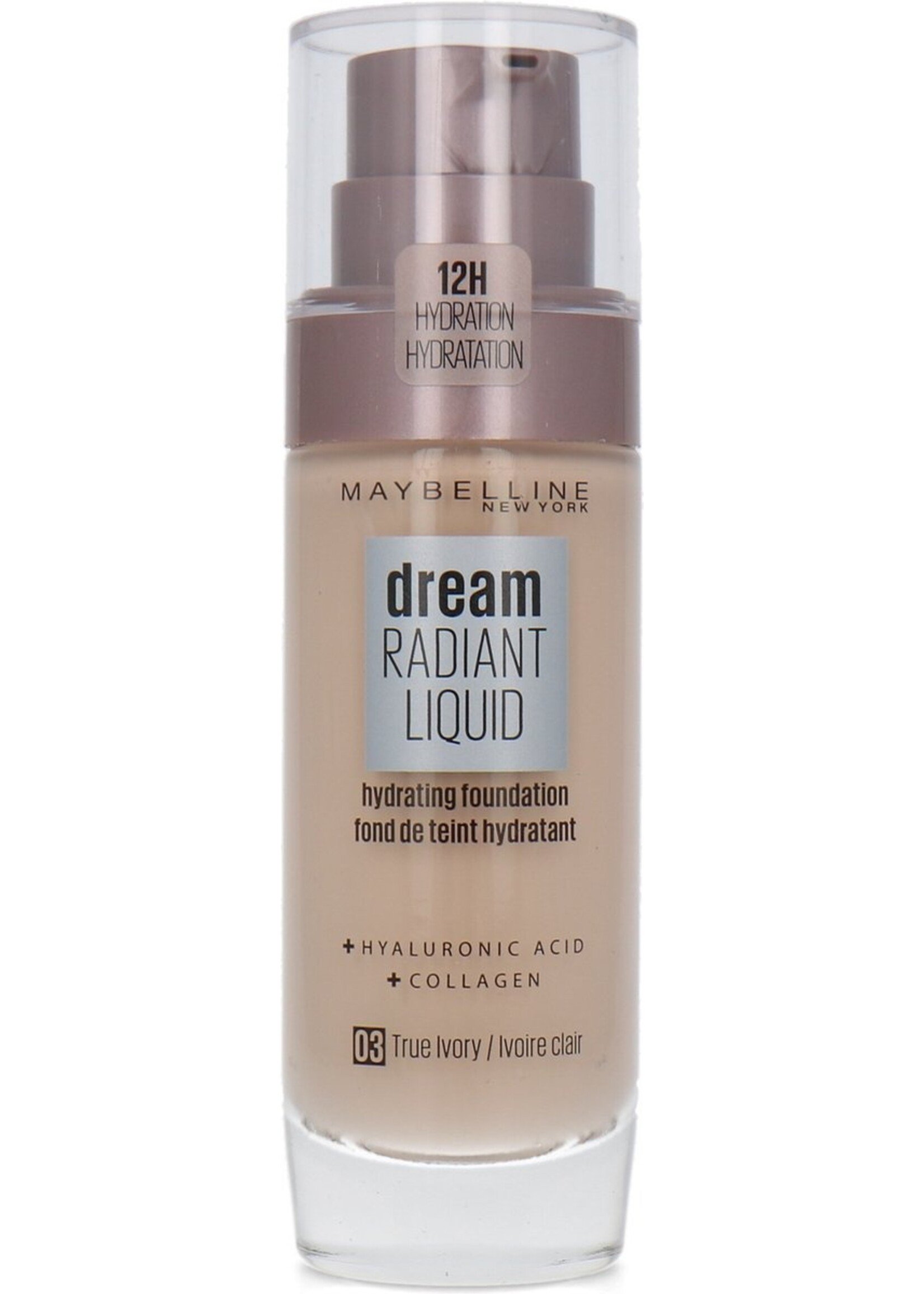 Maybelline Dream Radiant Liquid Foundation - 03 True Ivory