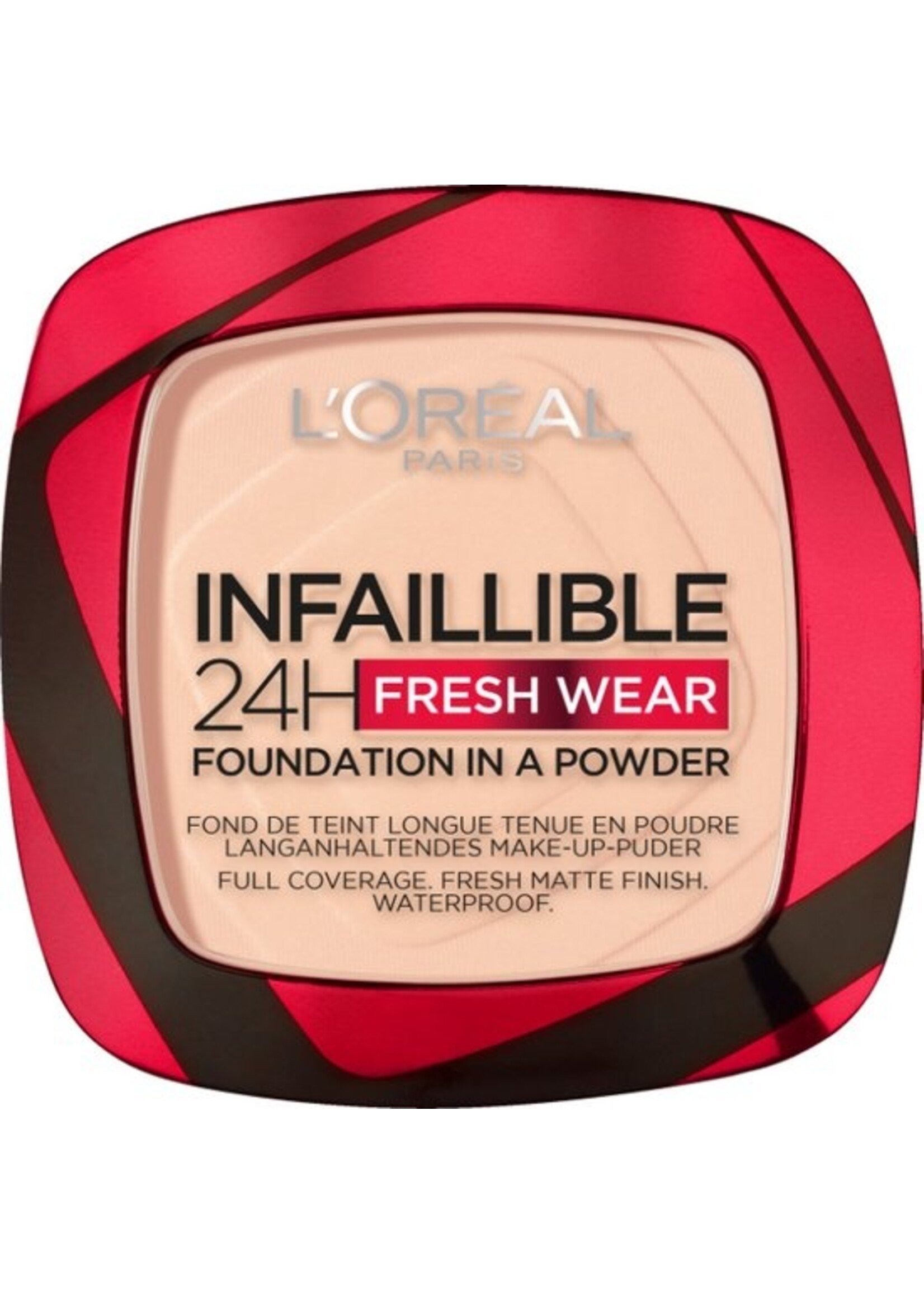 L'Oréal  L’Oréal Paris - Infaillible 24h Fresh Wear Powder Foundation - 180 Rose Sand