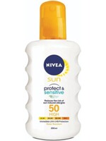 Nivea Sun Protect & Sensitive Zonnespray SPF 50 200 ml