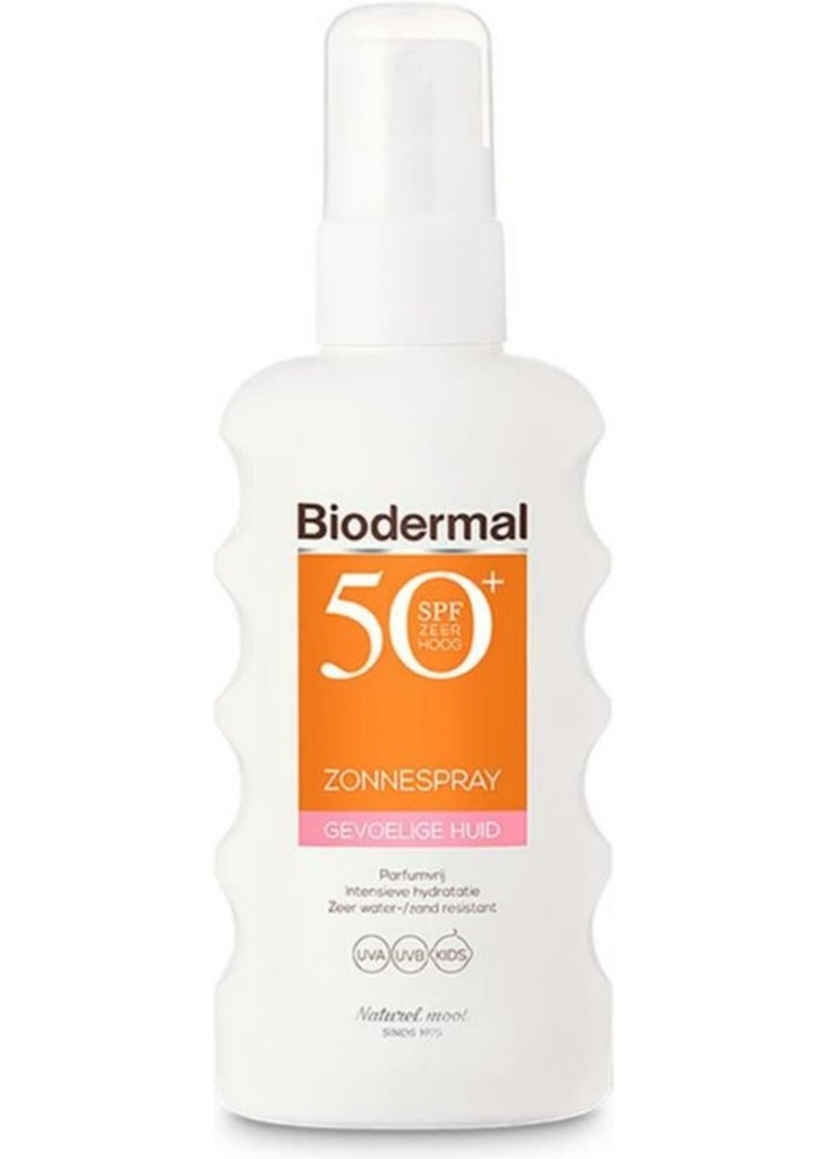 Biodermal Zonnebrand spray voor de gevoelige huid SPF 50+ - Zonnespray - ook geschikt voor kinderen - 175ml