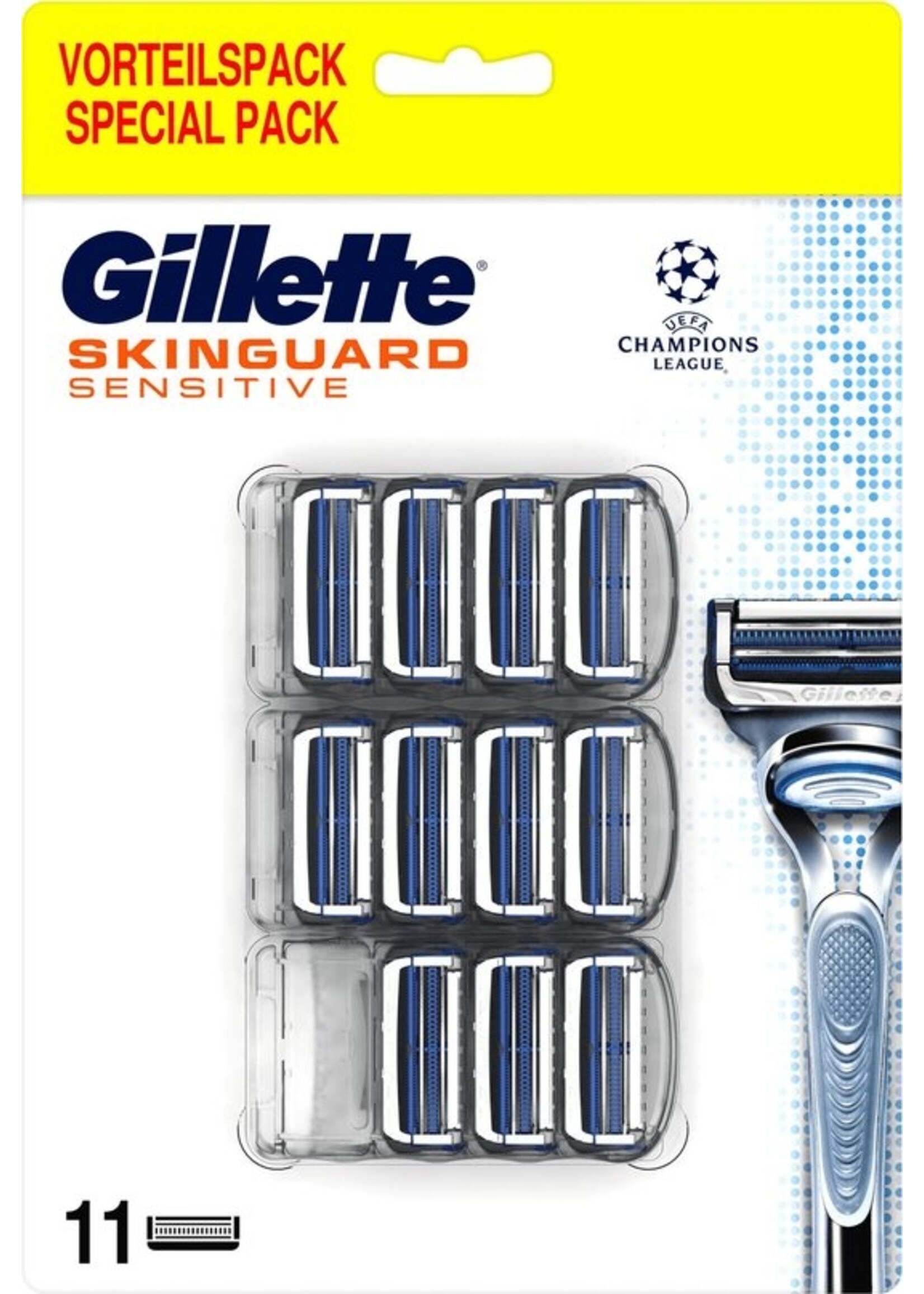 GILLETTE Gillette SkinGuard Sensitive Scheermesjes Mannen - 11 stuks