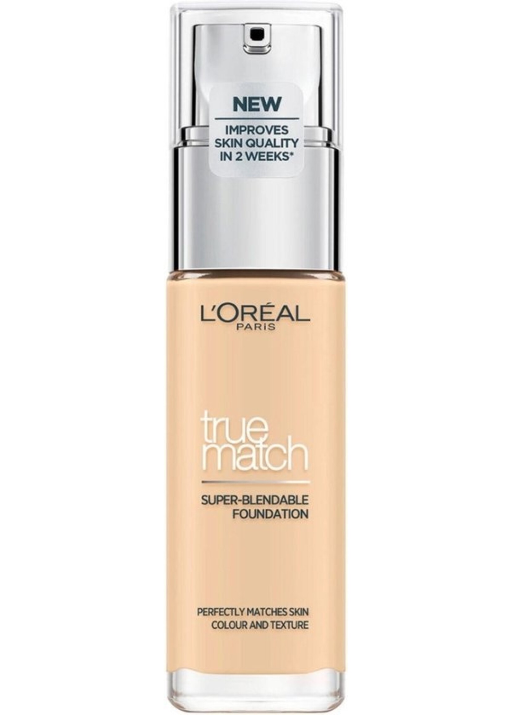 L'Oréal  L’Oréal Paris - True Match Foundation - 1D/W - Natuurlijk Dekkende Foundation met Hyaluronzuur en SPF 16 - 30 ml