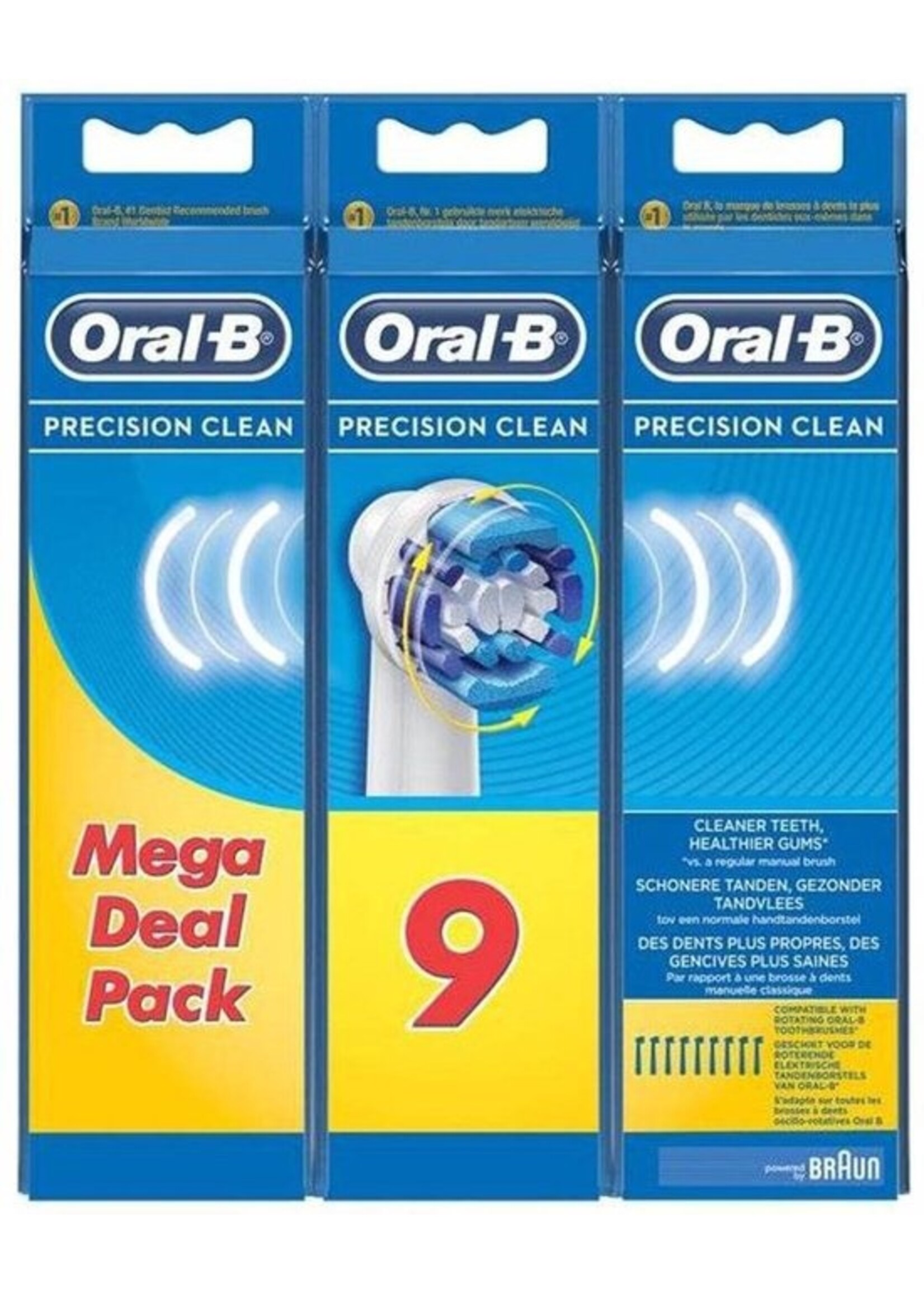 Oralb Braun Oral-B Precison Clean EB 20 opzetborstel (6+3 stuks)