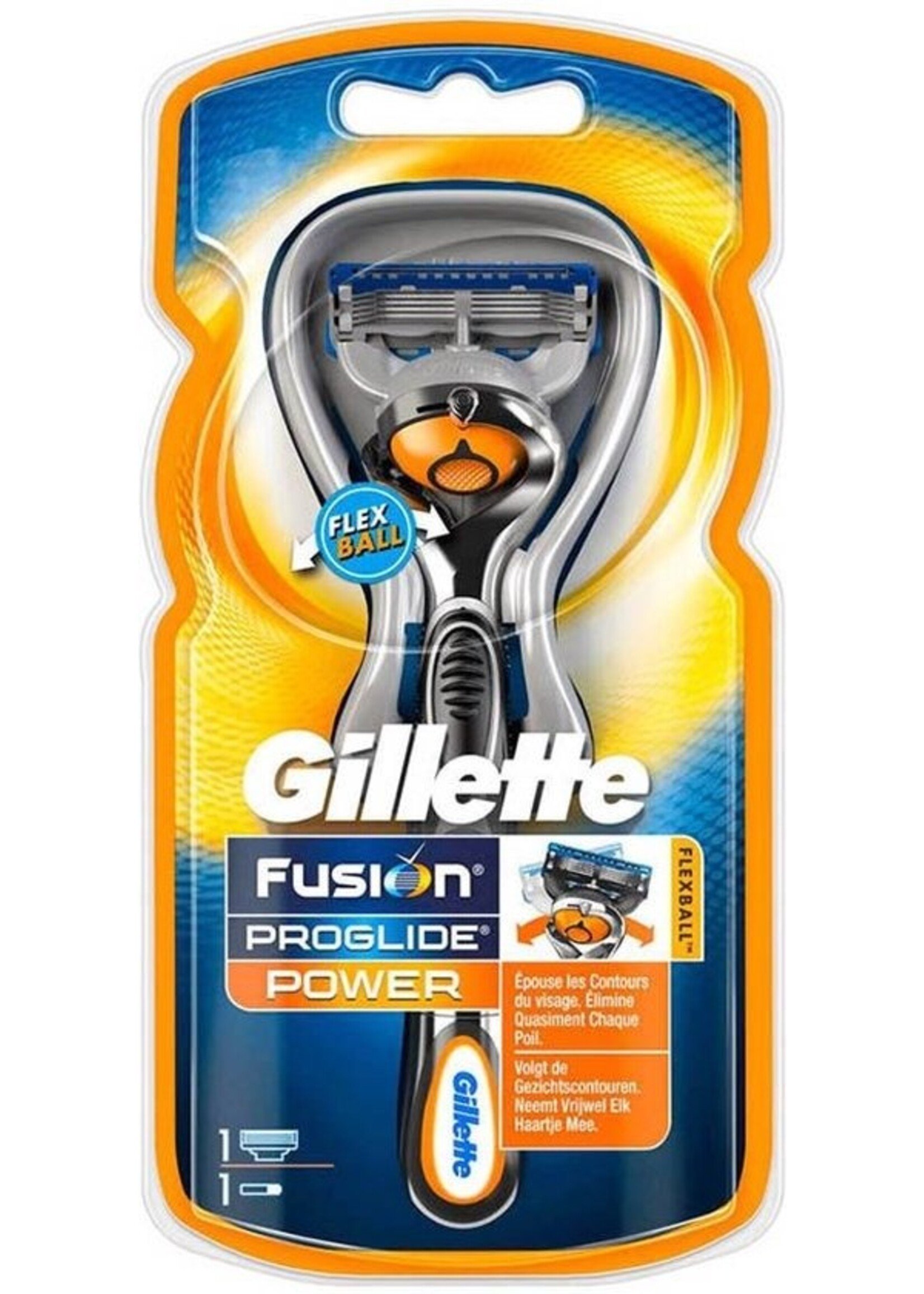 GILLETTE Gillette Fusion ProGlide Power met Flexball Technologie Scheersysteem - Scheermes