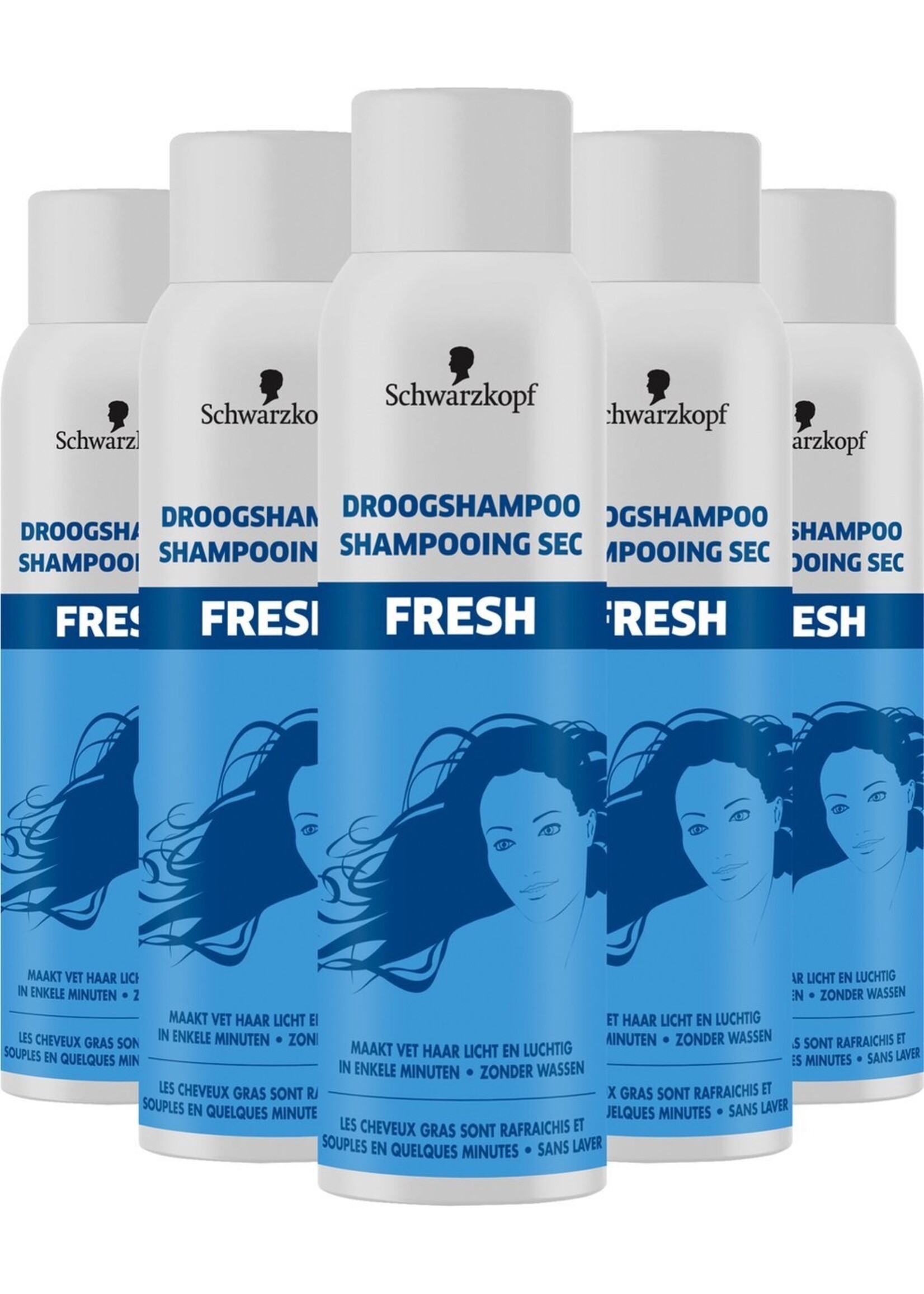 Schwarzkopf Fresh Droogshampoo 5 x 150ml - Voordeelverpakking