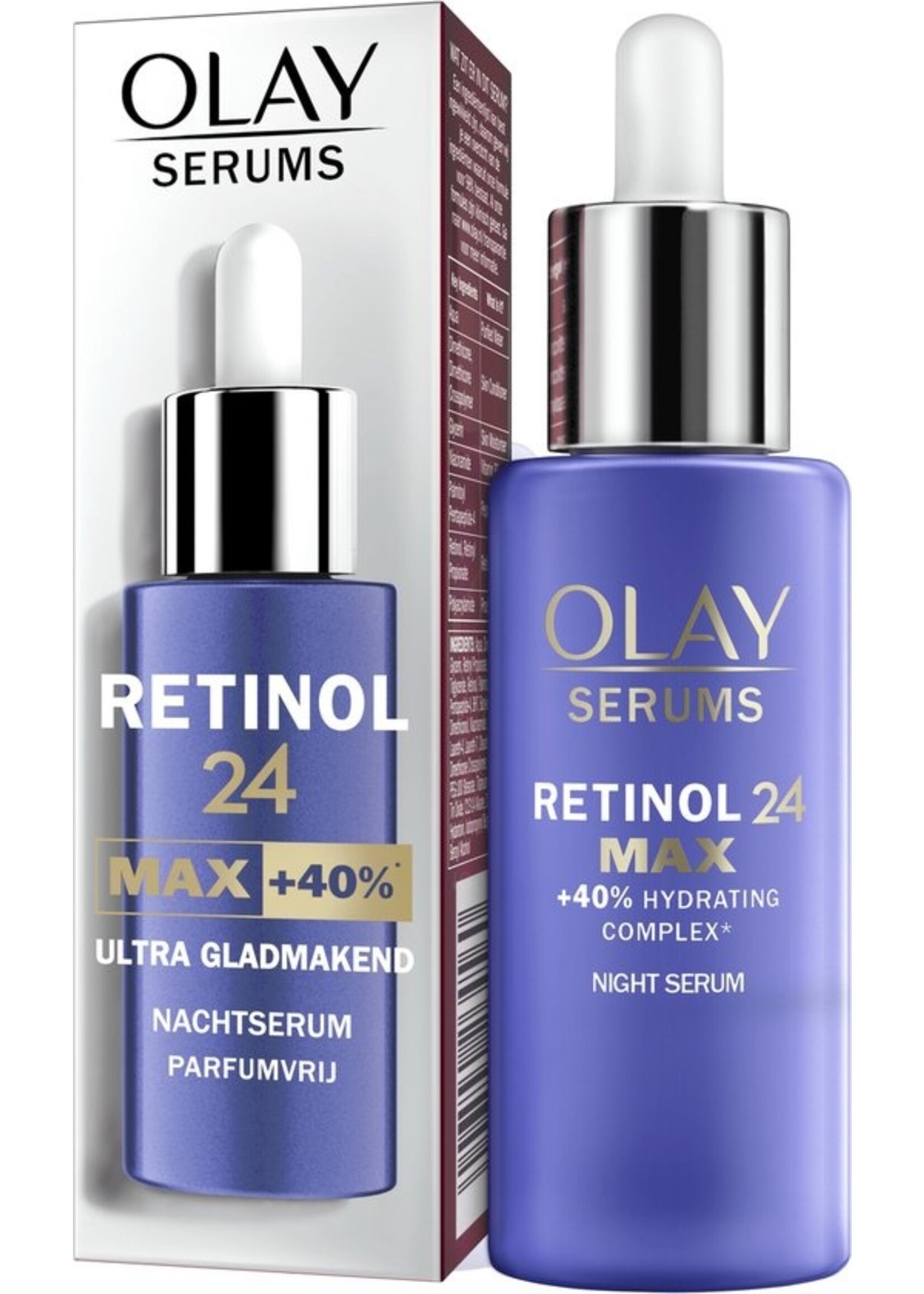 Olay Regenerist Retinol24 MAX - Ultra Gladmakend - Nachtserum - Parfumvrij - 40ml