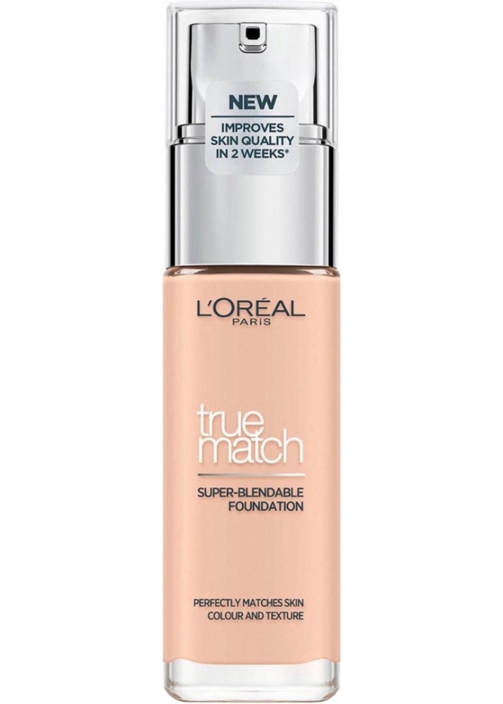 L'Oréal  L’Oréal Paris - True Match Foundation - 1R/C  - Natuurlijk Dekkende Foundation met Hyaluronzuur en SPF 16 - 30 ml