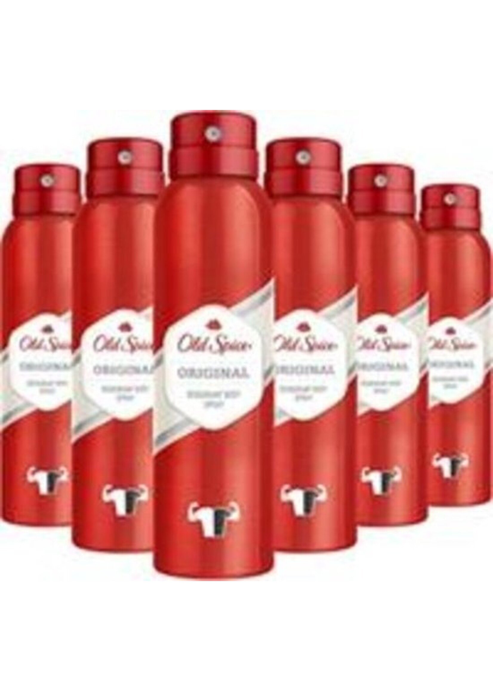 Old Spice Original Spray - Deodorant - 6x 150 ml - Voordeelverpakking