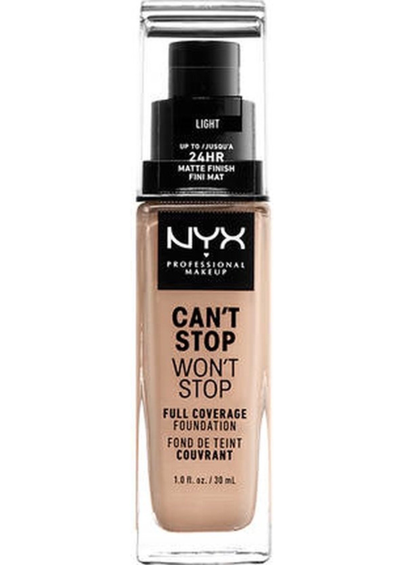 NYX Professional Makeup - Can't Stop Won't Stop Foundation - Light Porcelain