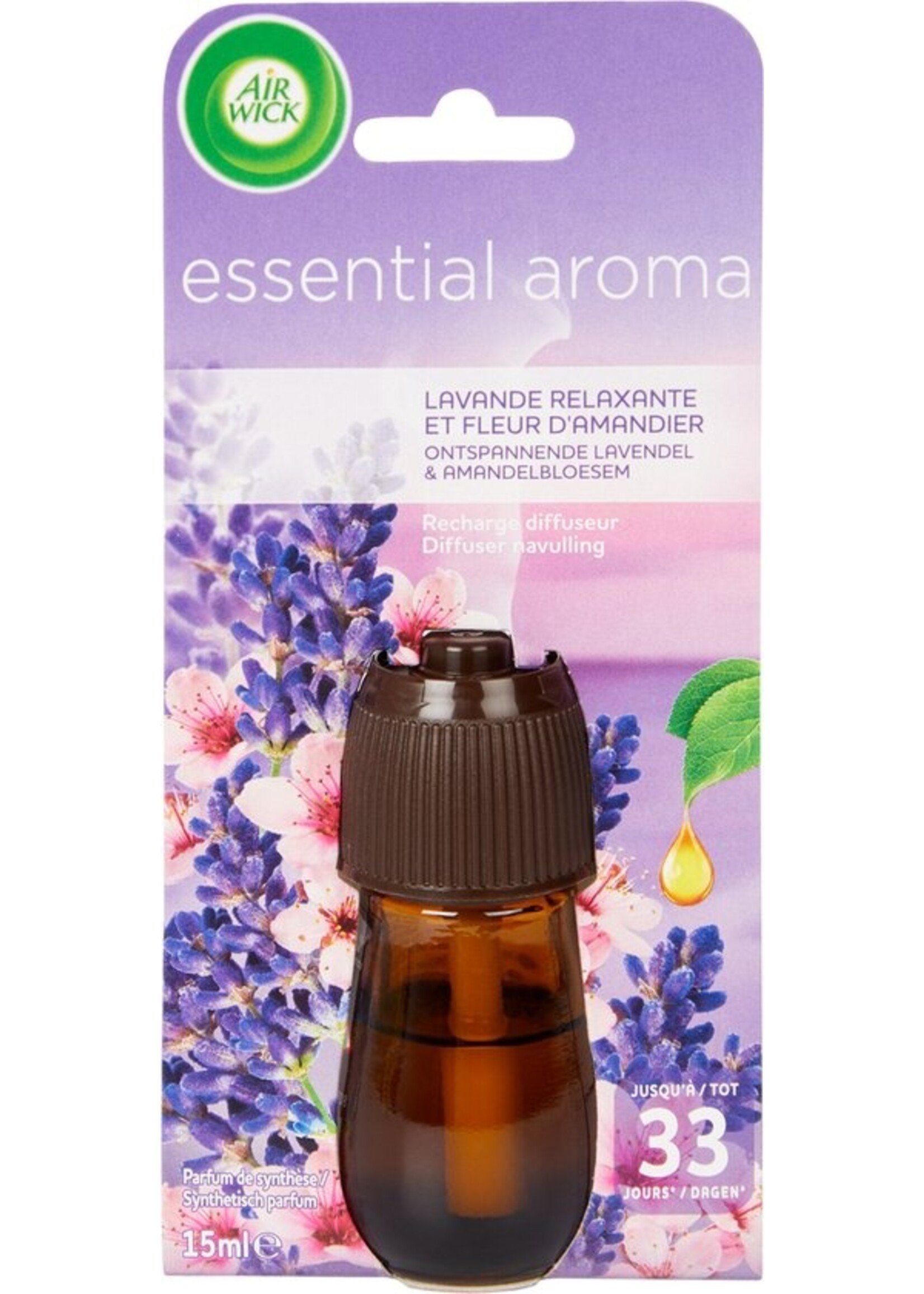 Air Wick Essential Aroma navulling Ontspannende Lavendel & Amandelbloesem