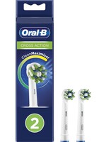 Oralb Braun Oral-B CrossAction - Met CleanMaximiser-technologie - Opzetborstels - 2 Stuks