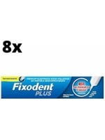 Fixodent Plus Anti-voedselresten Kleefpasta - 8 x 40 gram - Voordeelpakket