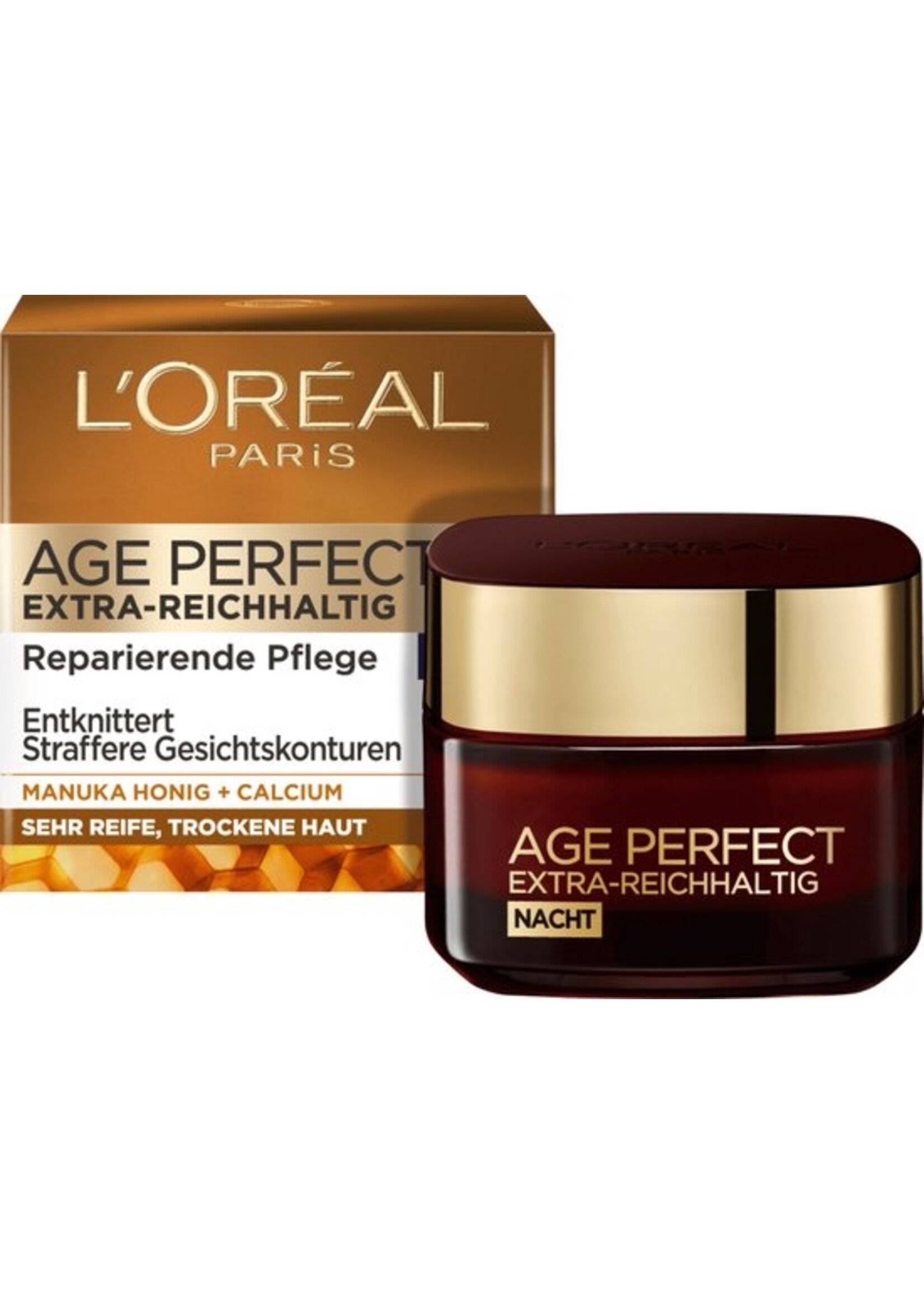 L'Oréal  L’Oréal Paris Age Perfect Nachtcrème - 50 ml - Manuka Honing