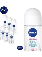 NIVEA Fresh Comfort Aluminium free - 6 x 50 ml - Deodorant Roller