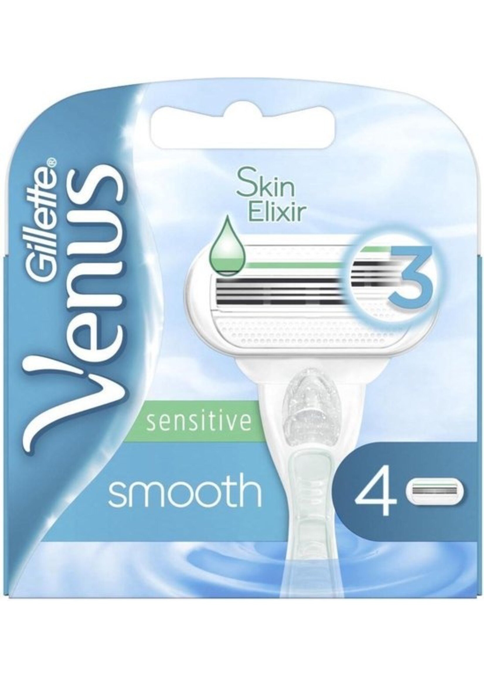 GILLETTE Gillette Venus Scheermesjes - Smooth Sensitive - 4 mesjes