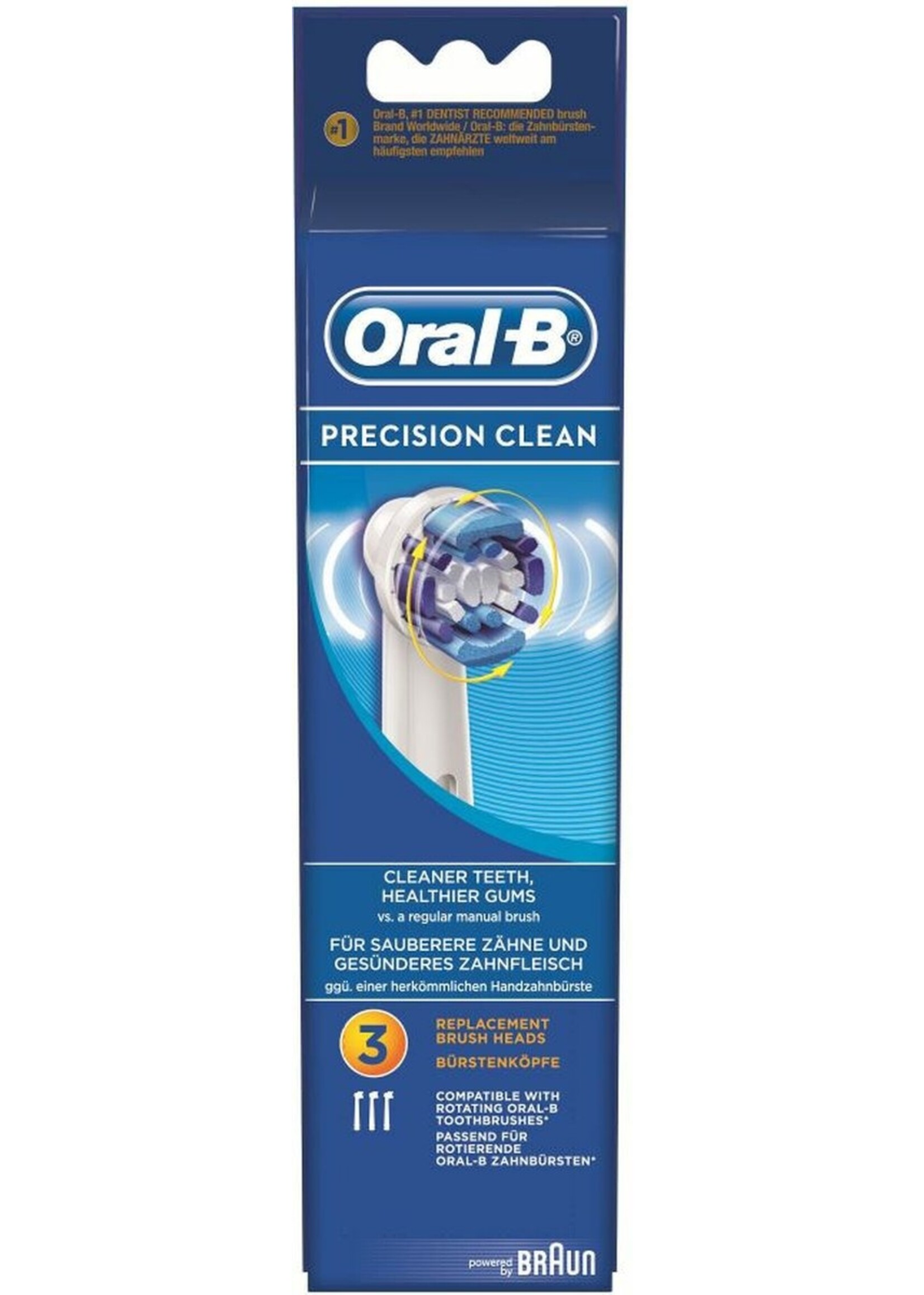 Oralb Braun Oral-B Precicion Clean Eb20 Opzetborstel - 3 Stuks