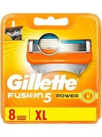 GILLETTE GILLETTE  Fusion Power + leaflet-8 stuks- Scheermesjes