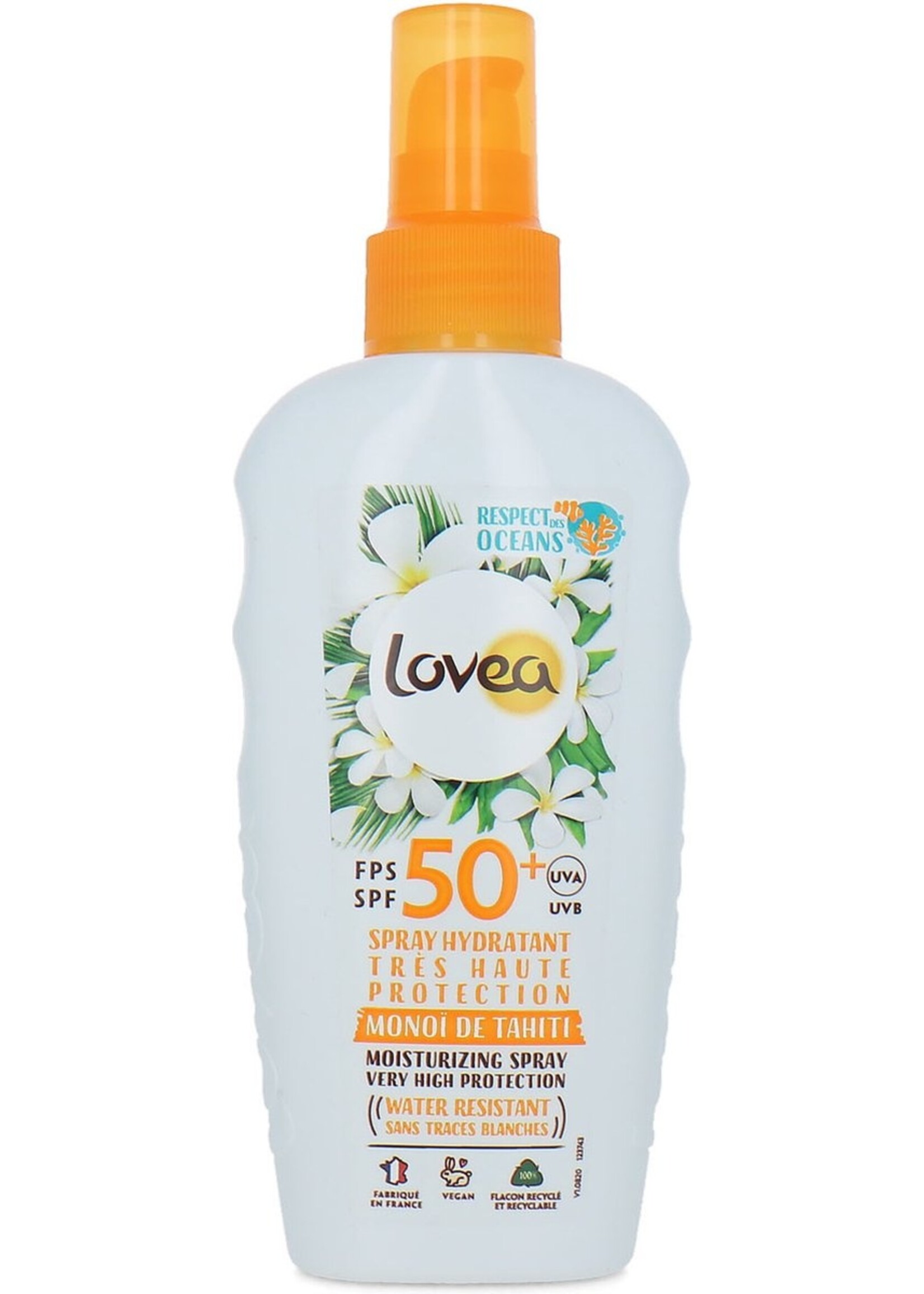 Lovea Moisturizing Sun Protection Spray Monoï de Tahiti - 150 ML (SPF 50)