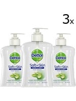 Dettol Handzeep - Verzachtend - Aloe Vera - 250ml x3