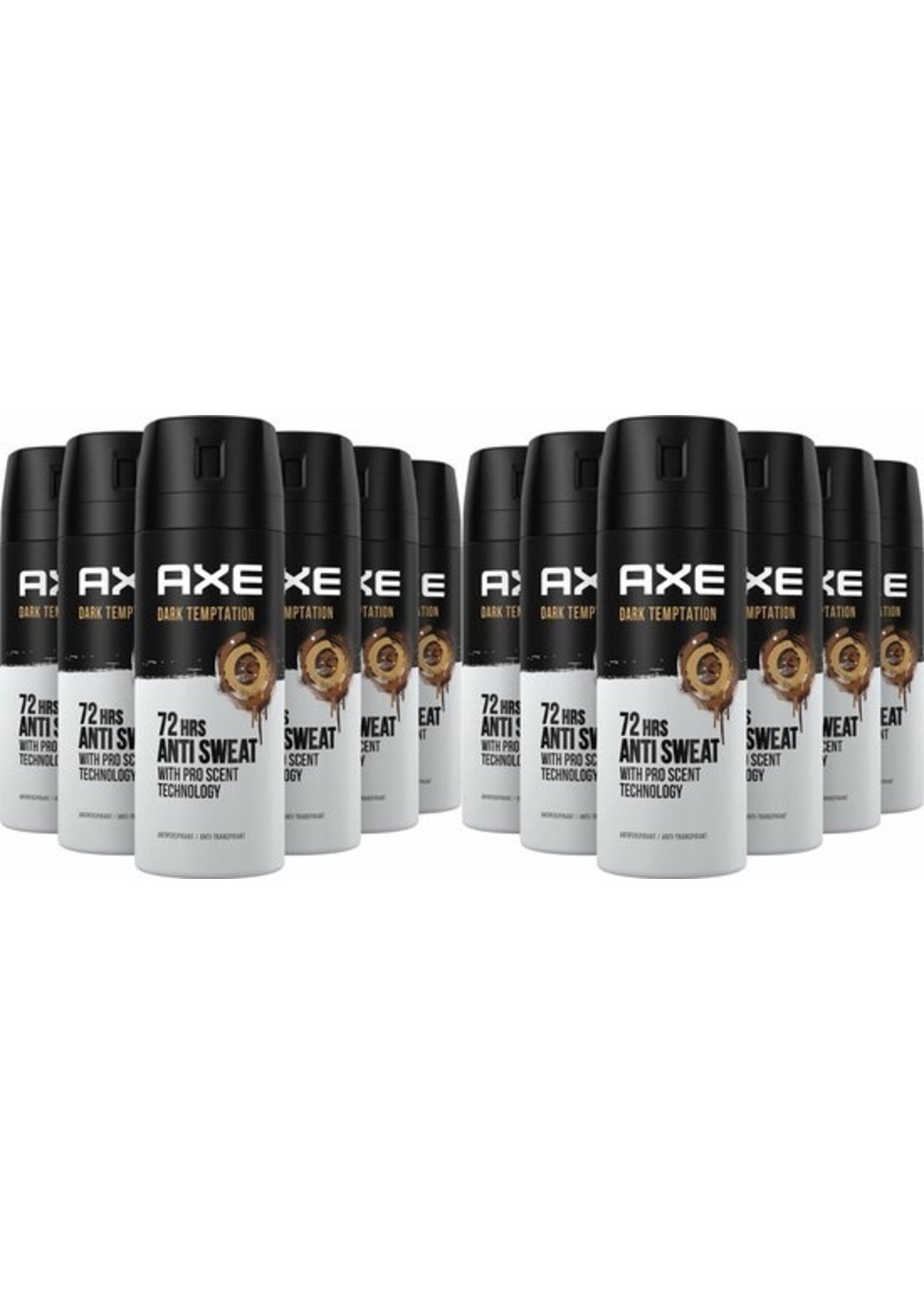 AXE Dark Temptation Dry Anti Perspirant Deospray - JUMBOPAK - 12 x 150 ml