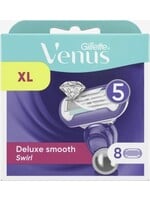 GILLETTE Gillette Venus Deluxe Smooth Swirl Scheermesjes Voor Vrouwen - 8 Navulmesjes