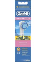 Oralb Braun Oral-B Opzetborstels Sensitive Clean - 6 Stuks