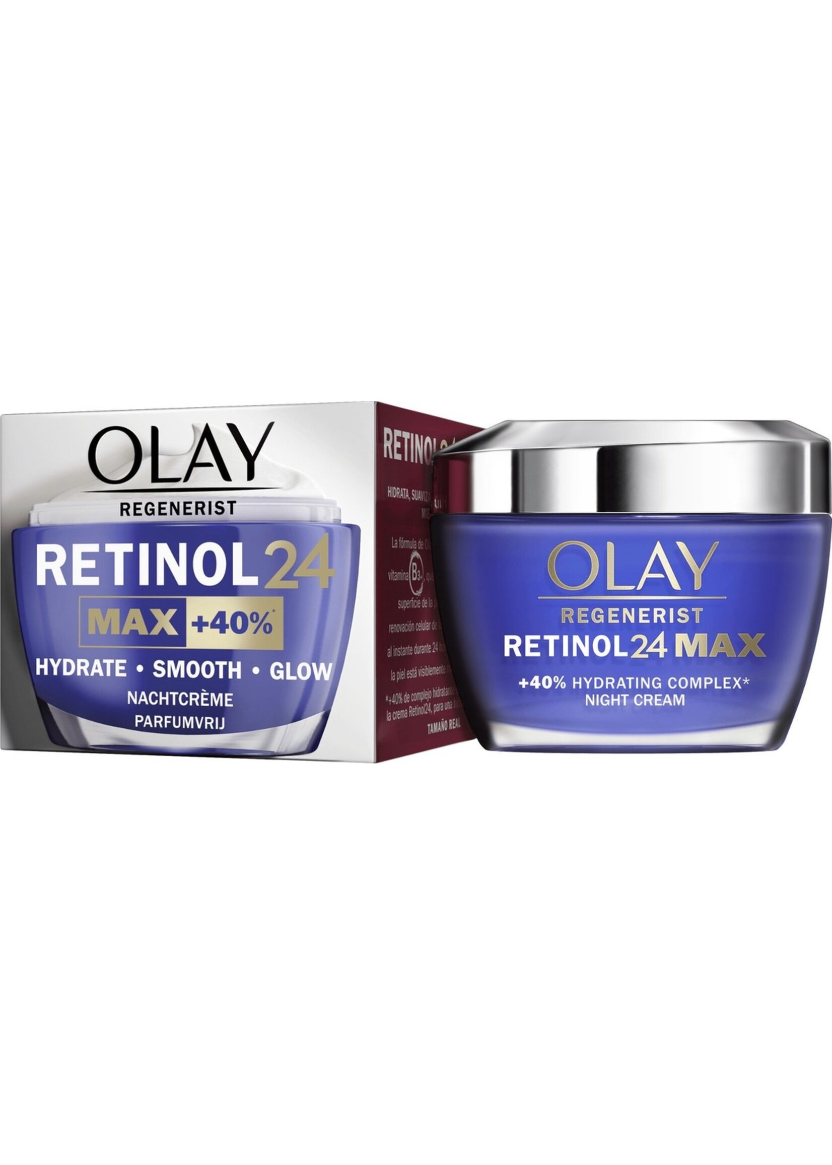 Olay Regenerist Retinol24 MAX - Nachtcrème - Parfumvrij - 50ml