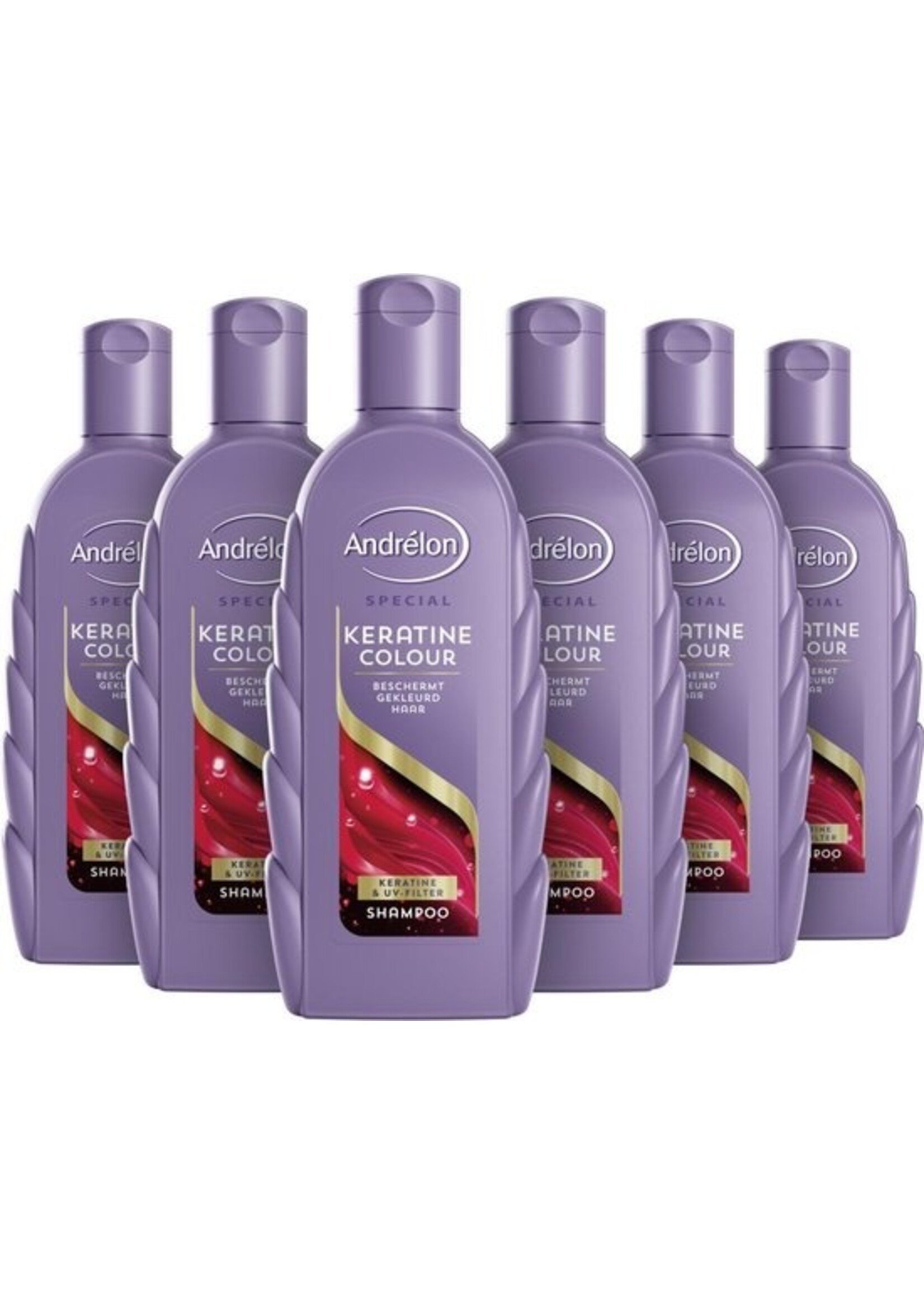 Andrélon Special Keratine Colour Shampoo - 6 x 300 ml - Voordeelverpakking