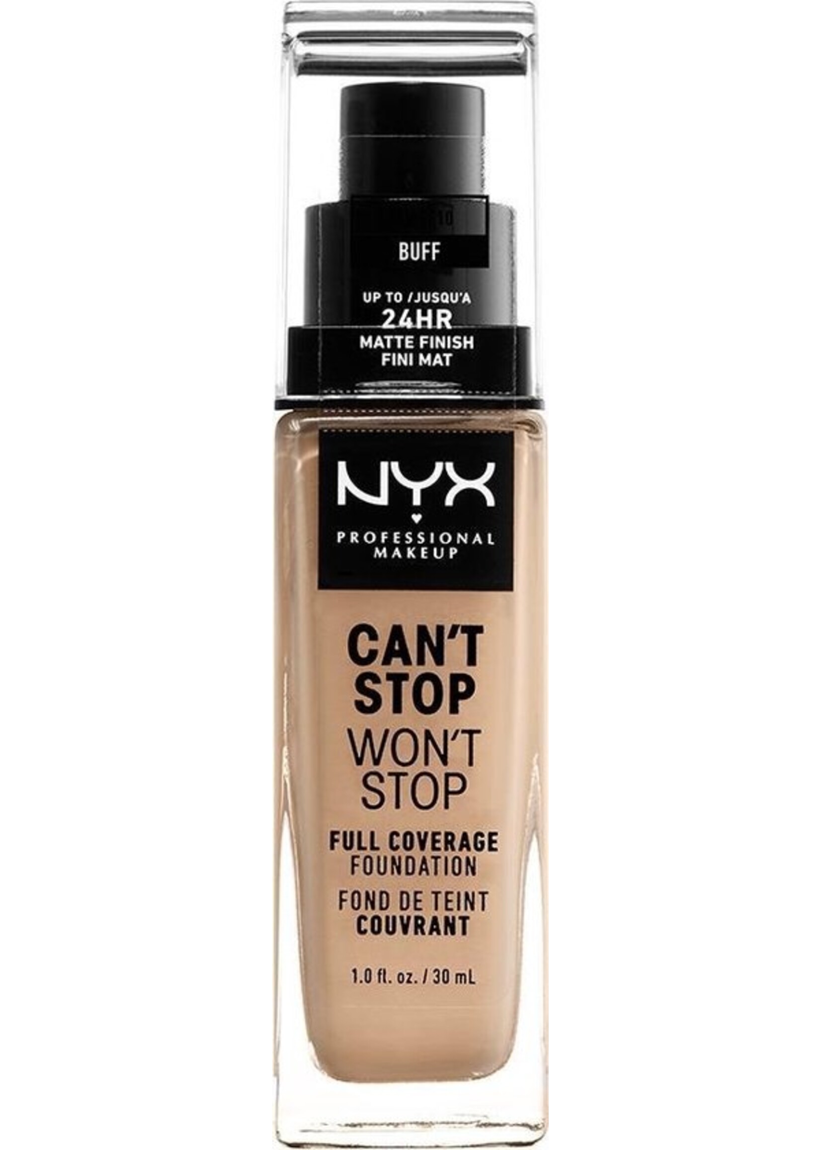 NYX Professional Makeup Can't Stop Won't Stop Foundation - Buff