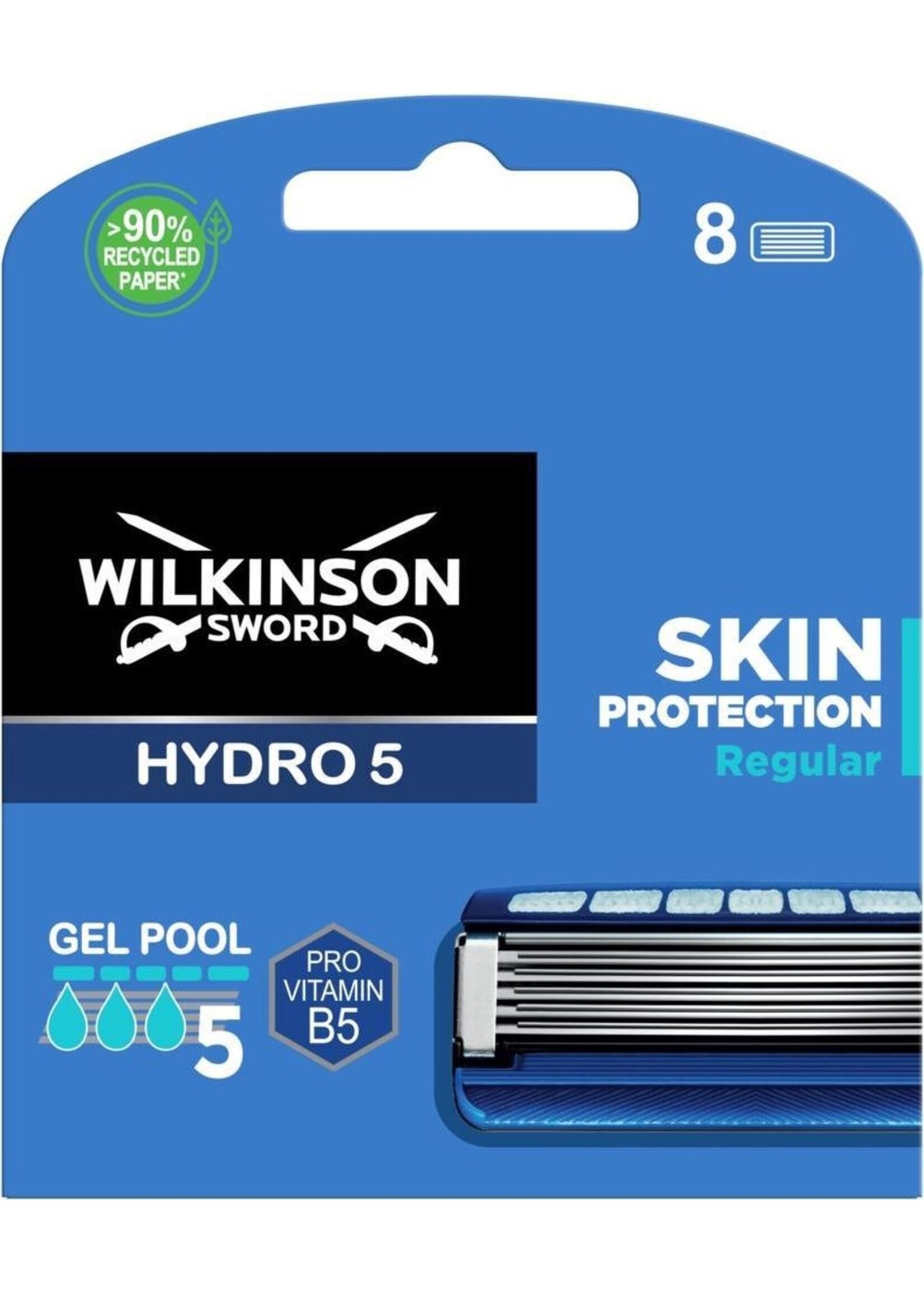 Wilkinson Men Scheermesjes Hydro 5 Skin Protection 8 stuks