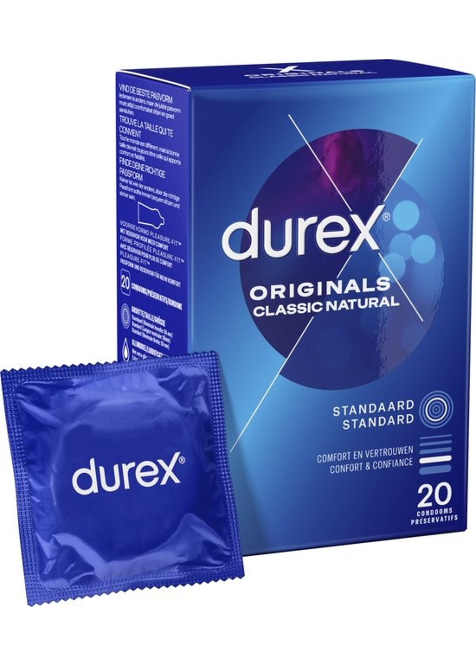 Durex Condooms - Originals Classic Natural - 20 stuks