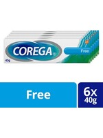 Corega Free Kleefcrème voor het kunstgebit 6x40g