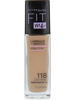 Maybelline Fit Me Luminous + Smooth Foundation - 118 Light Beige