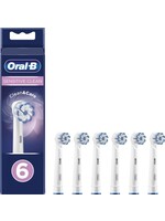 Oralb Braun Oral-B Sensitive Clean - Met CleanMaximiser-technologie - Opzetborstels - 6 Stuks