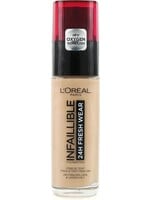 L'Oréal  L'Oréal Paris Infallible 24HR Fresh Wear Foundation - 125 Naturel Rose - Langhoudende Foundation met SPF 25 - 30 ml