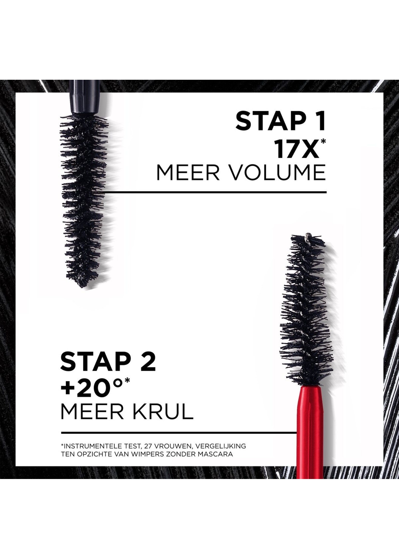 L'Oréal  L'Oréal Paris PRO XXL LIFT 2-staps Mascara - Zwart - 12ml