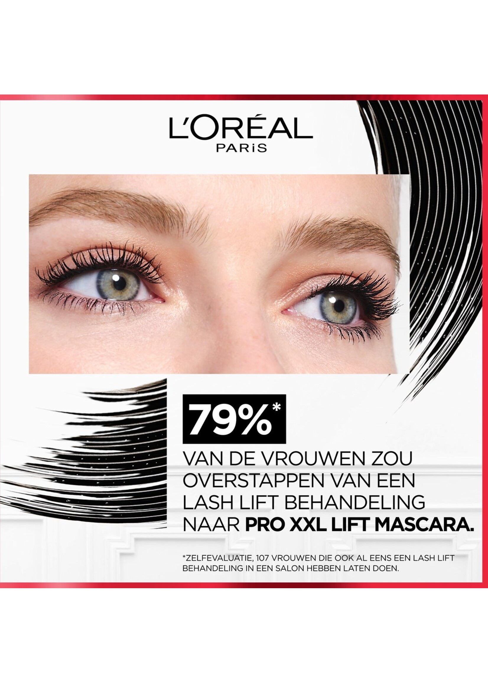 L'Oréal  L'Oréal Paris PRO XXL LIFT 2-staps Mascara - Zwart - 12ml