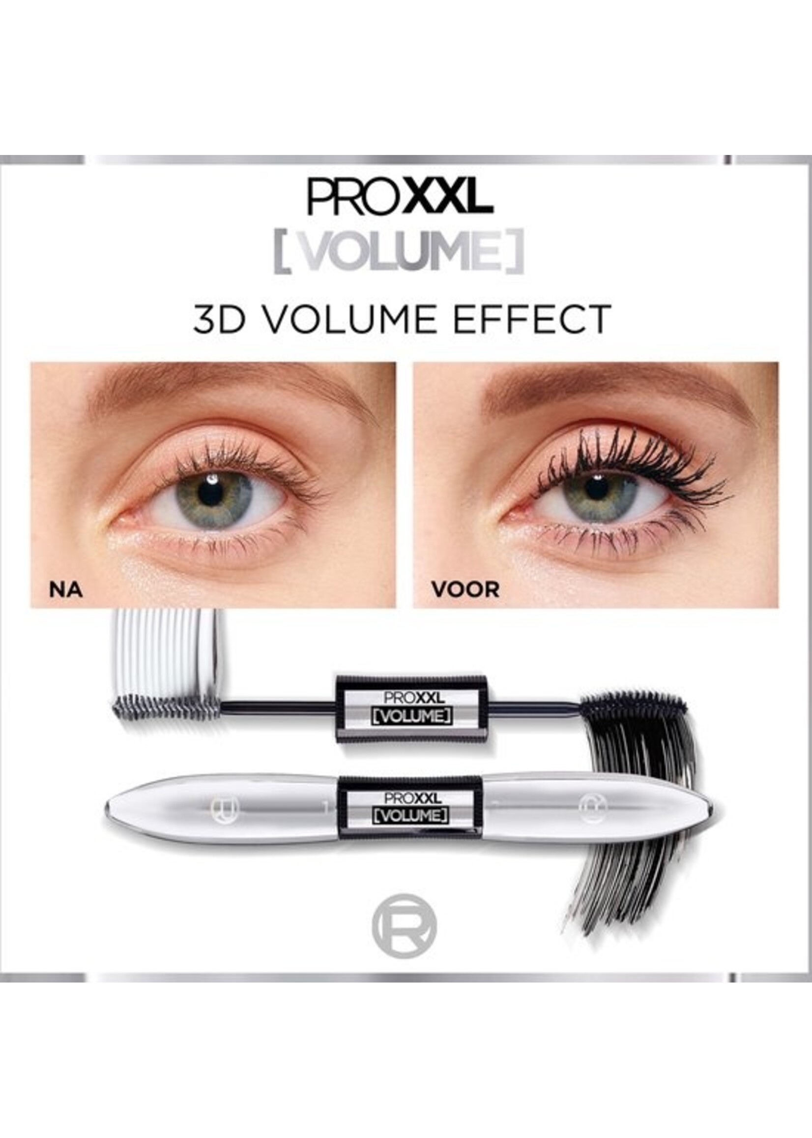 L'Oréal  L'Oréal Paris - PRO XXL VOLUME - Zwart - Intens volume mascara - 12 ml