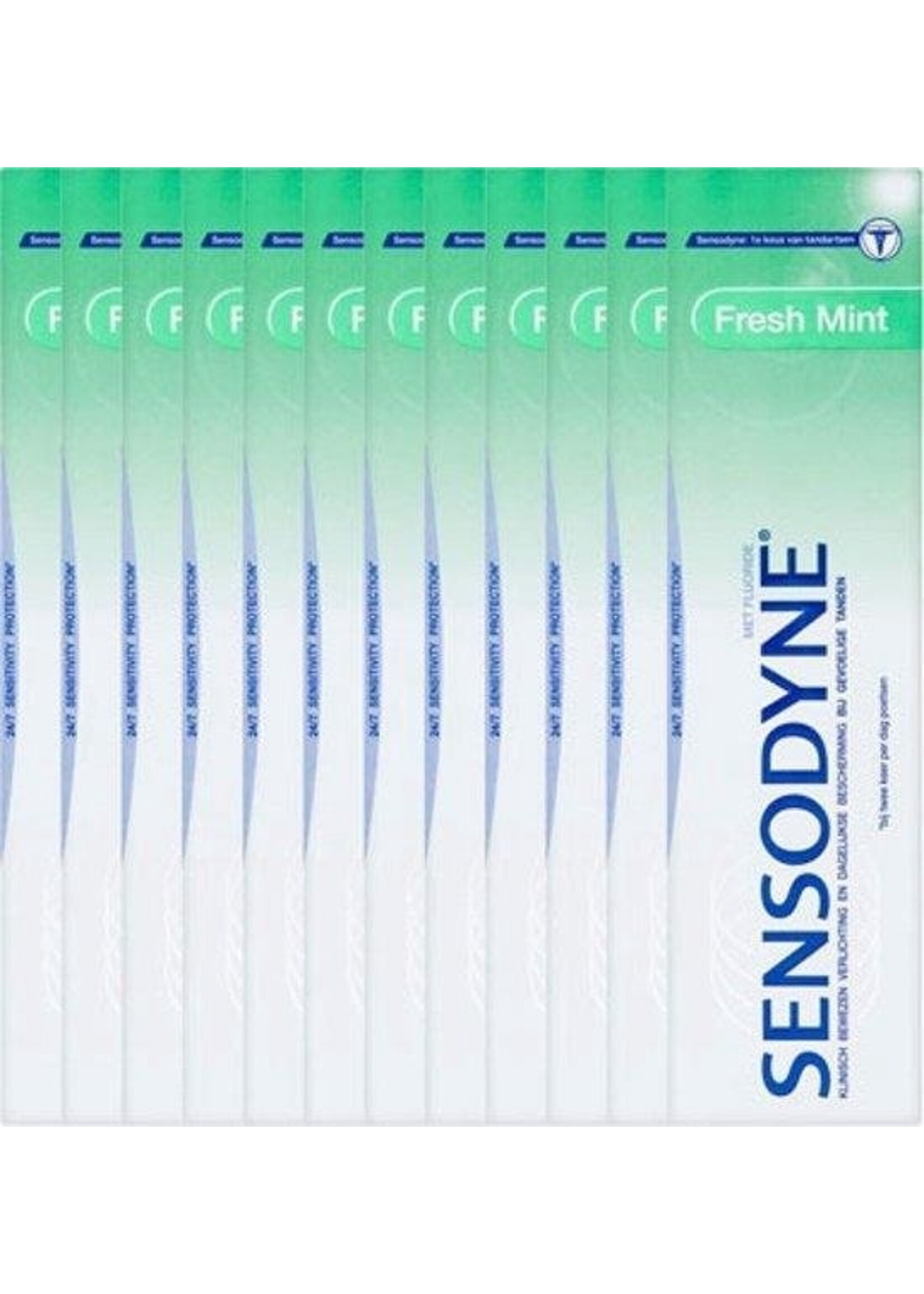 Sensodyne Sensodyne Tandpasta Fresh Mint Voordeelverpakking - 12 x 75 ml