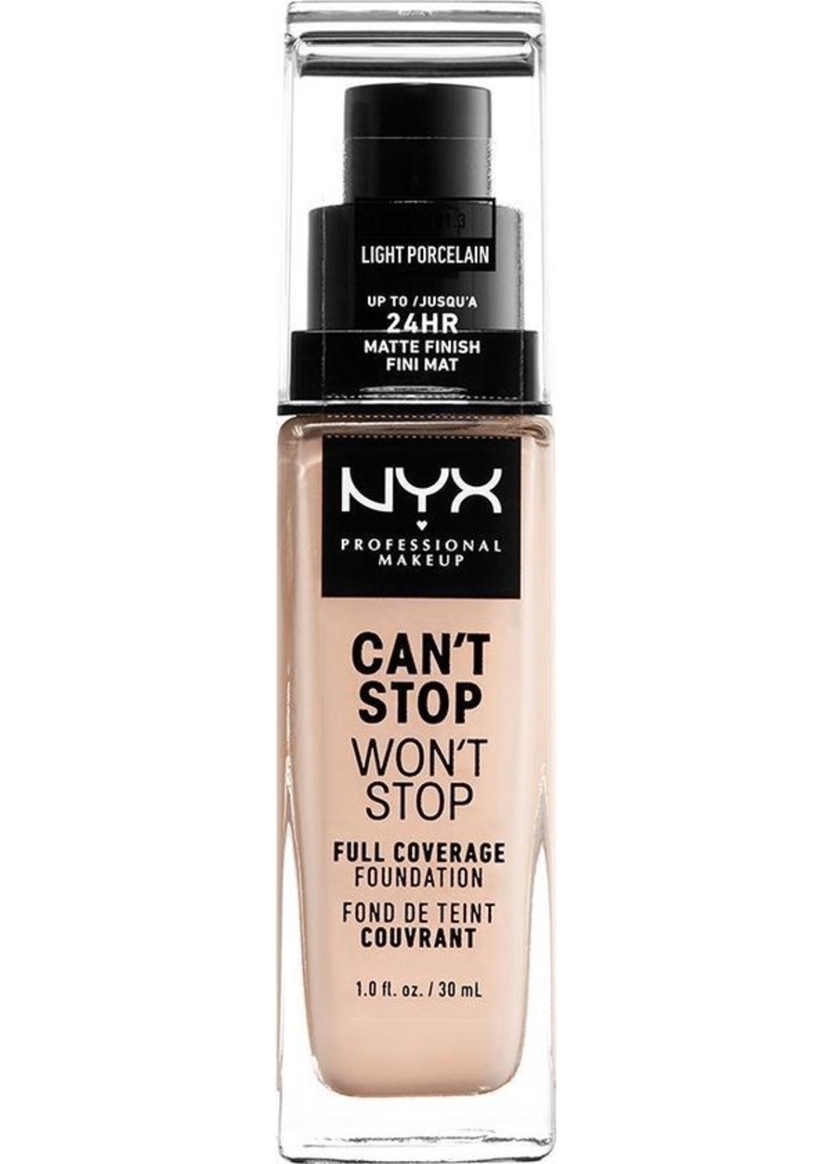 NYX Professional Makeup - Can't Stop Won't Stop Foundation - Porcelain