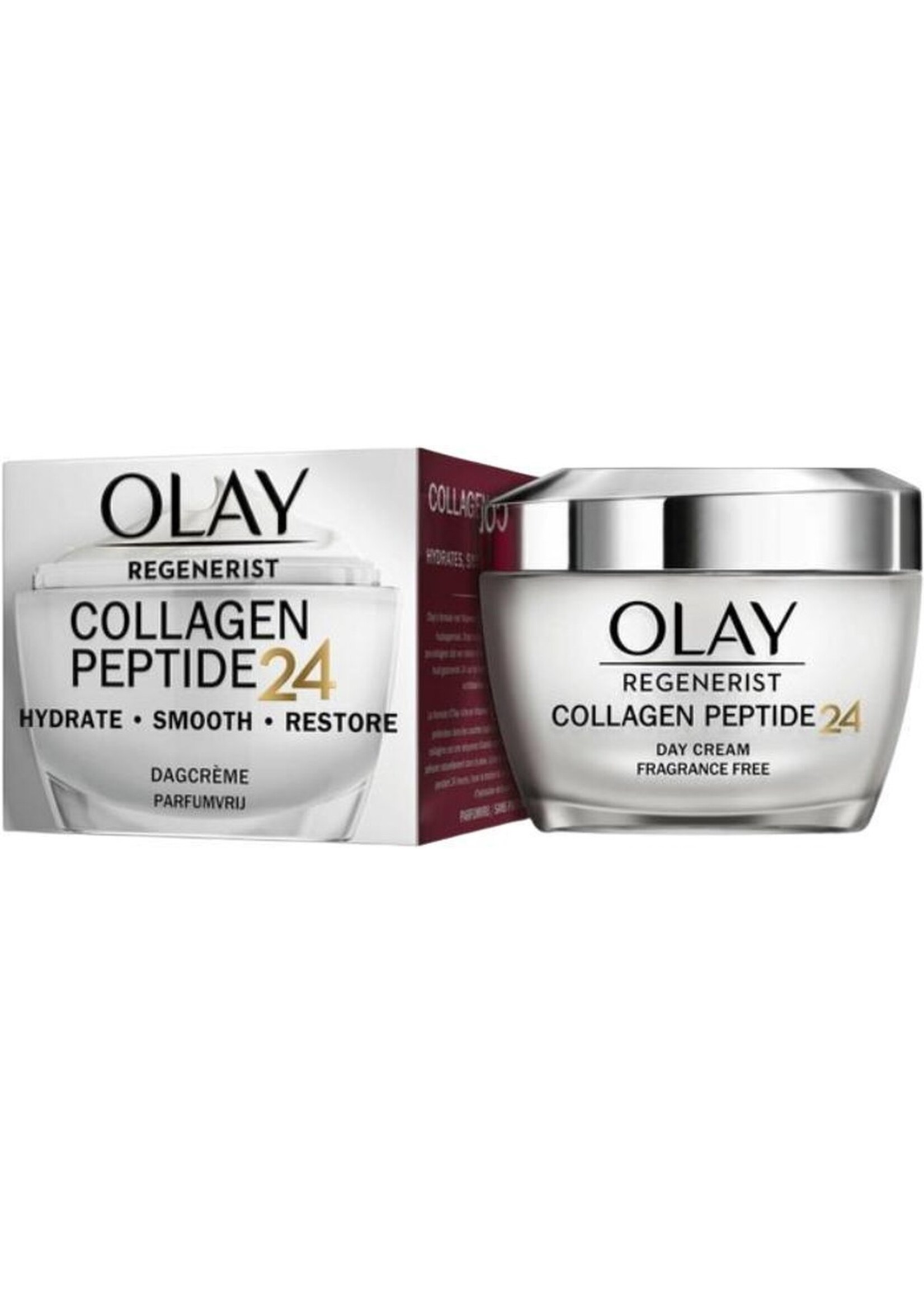 Olay Regenerist Collagen Peptide24 - Dagcrème - Zonder Parfum - 50ml