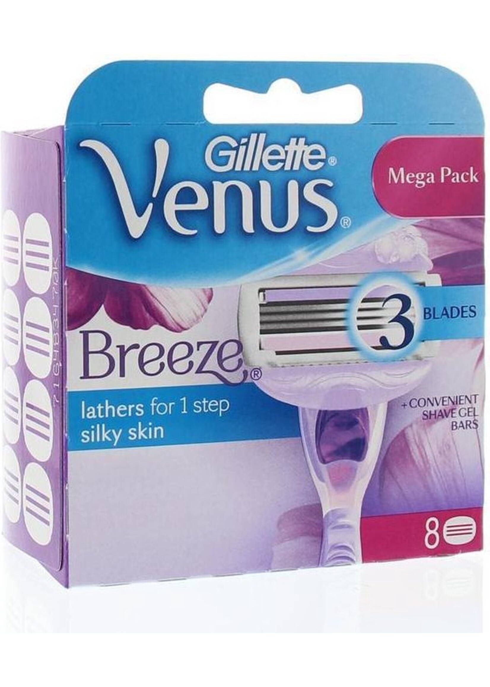 GILLETTE Gillette Venus ComfortGlide Breeze Scheermesjes Vrouwen - 8 stuks