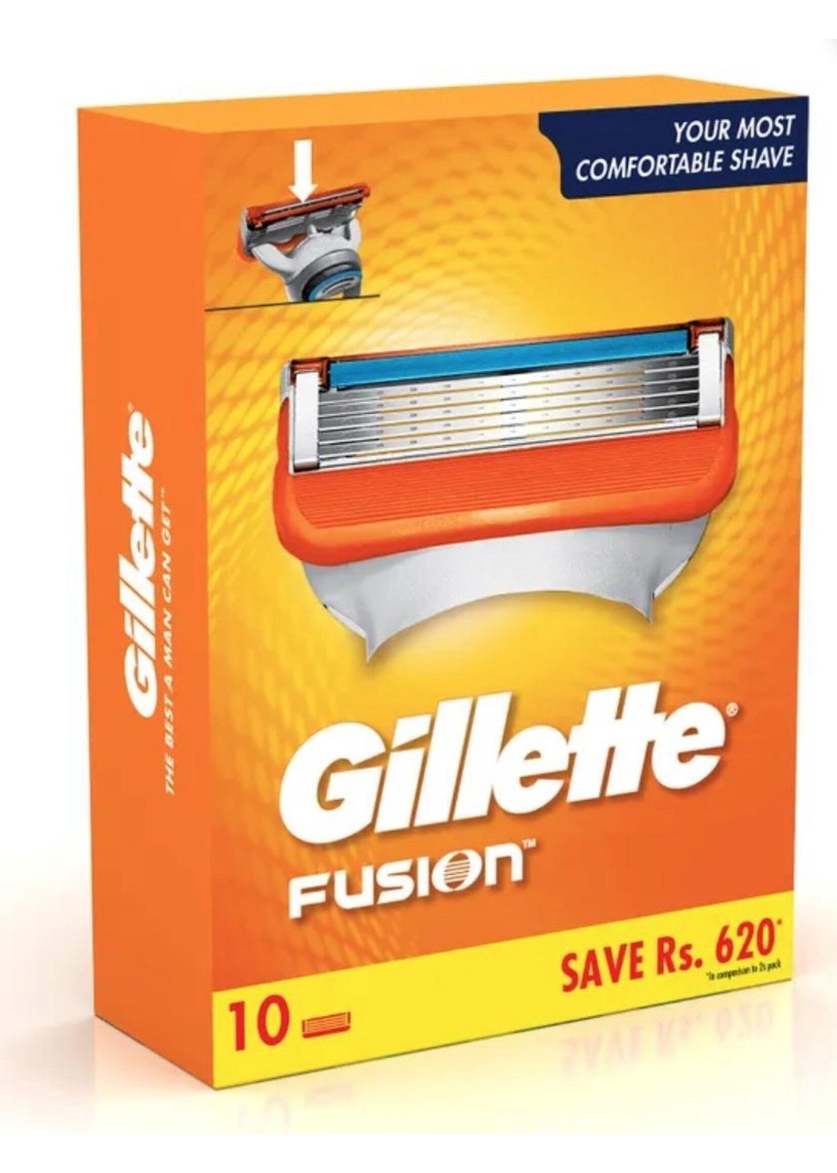 GILLETTE Gillette Fusion Scheermesjes 10 Stuks