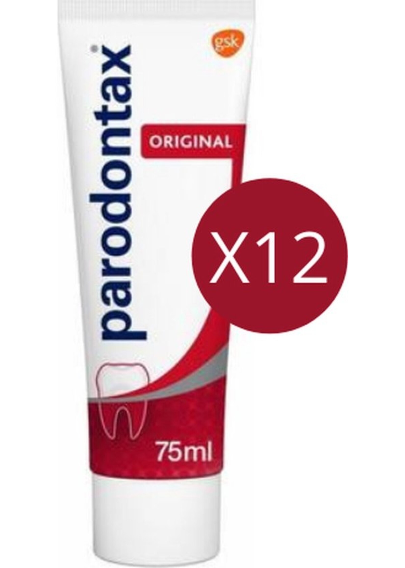 Paradontax Original Tandpasta (Voordeelverpakking) - 12 x 75 ml