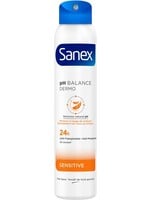 6x Sanex Deodorant Spray Dermo Sensitive 200 ml