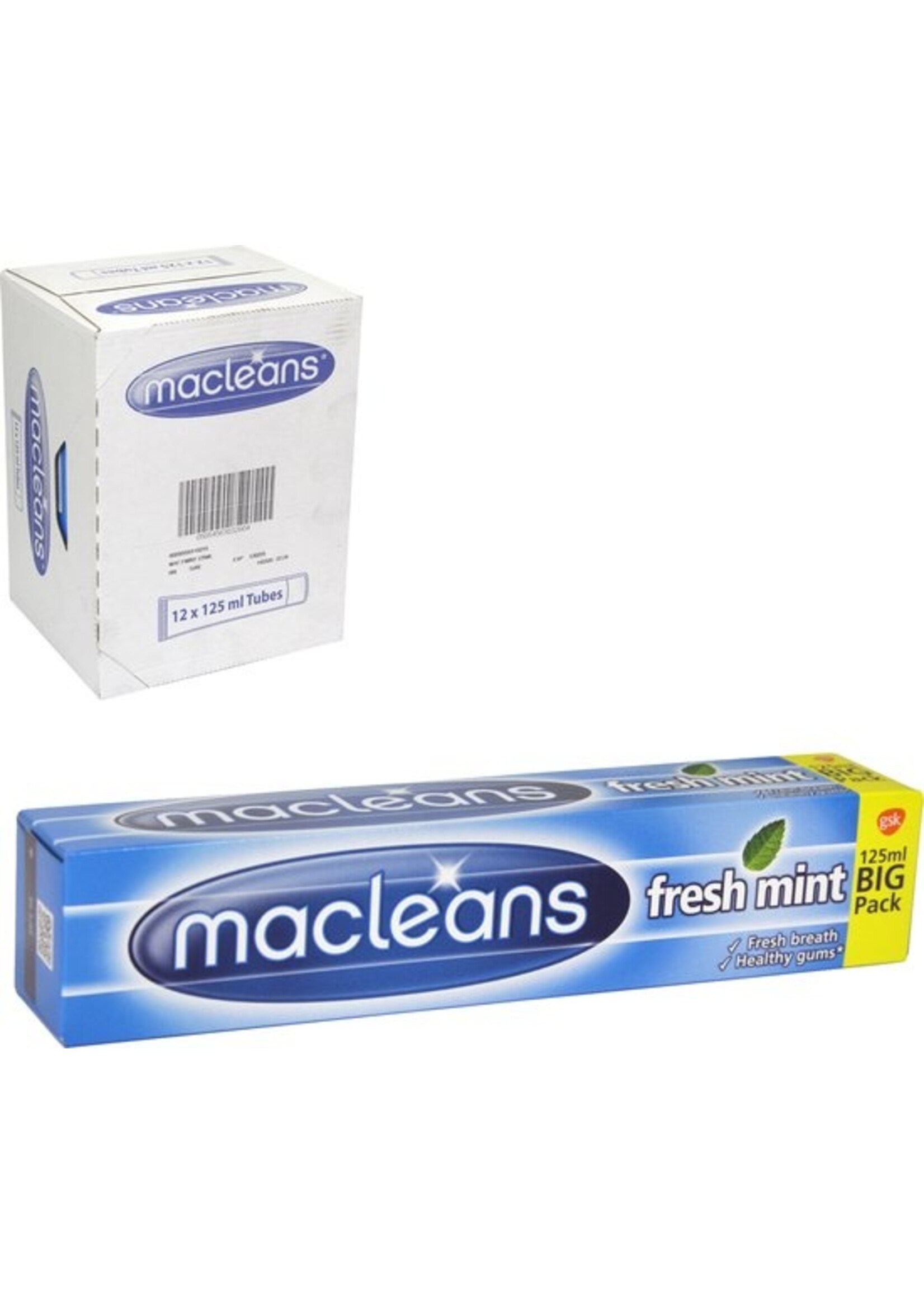 Macleans Tandpasta - Freshmint - Voordeelverpakking 12 x 125 ml