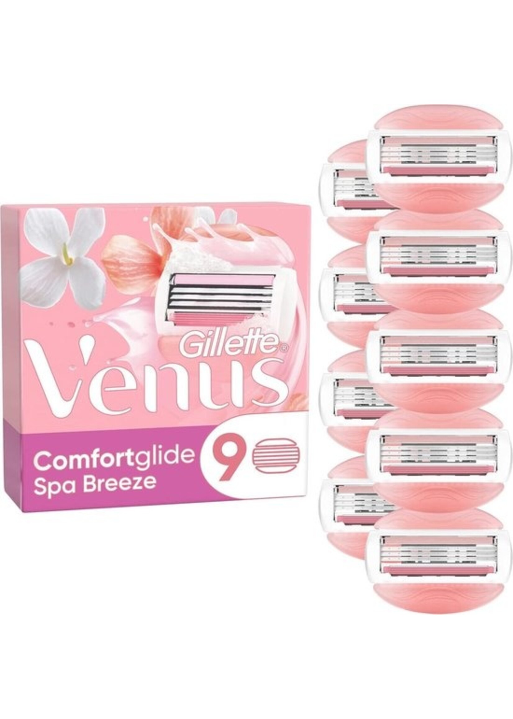 GILLETTE Gillette Venus Comfortglide Breeze Scheermesjes Voor Vrouwen - 9 Navulmesjes