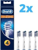 Oralb Braun 2x Oral-B Trizone Opzetborstels - 4 stuks