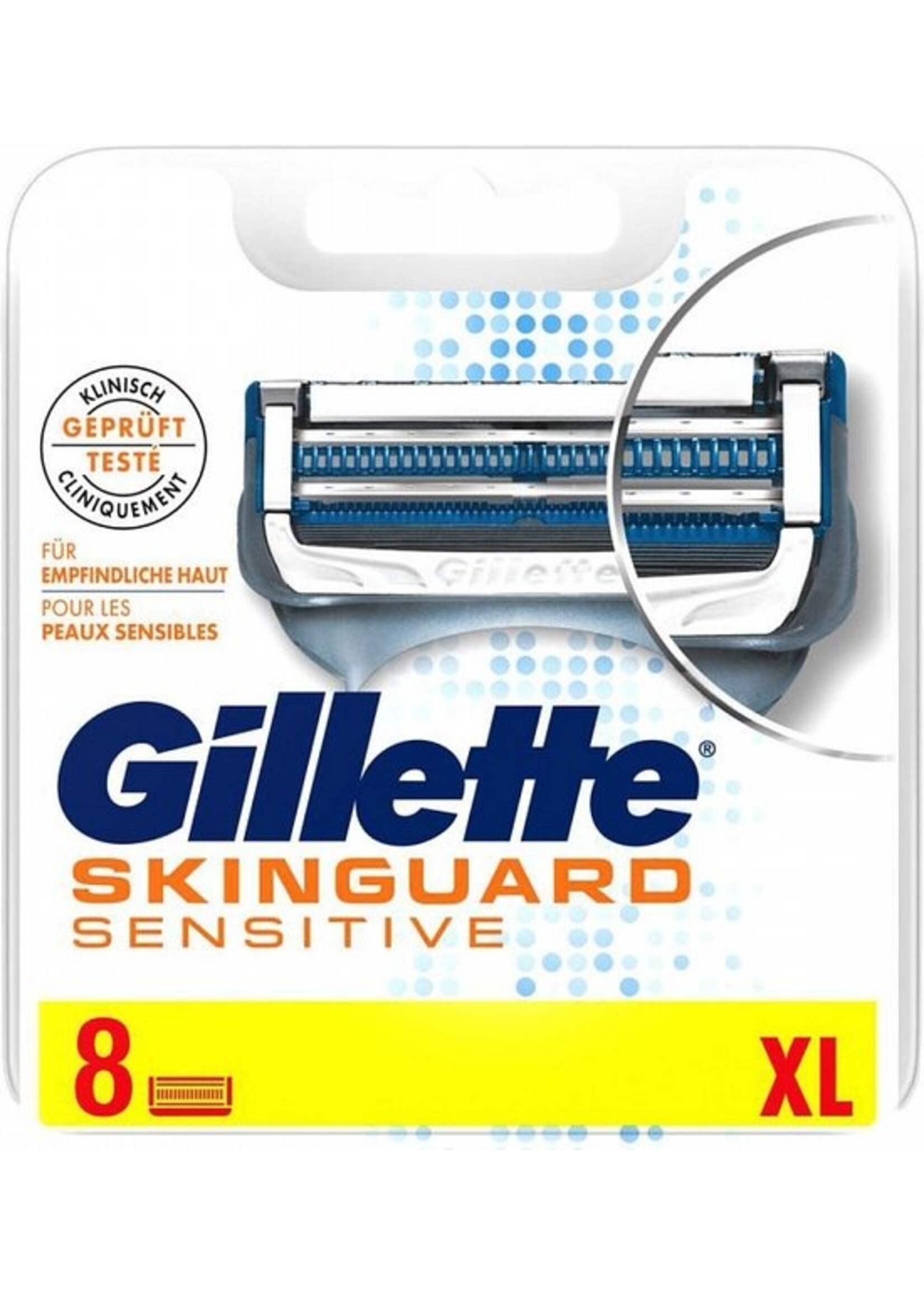 GILLETTE GILLLETTE SKINGUARD SENSITIVE  8 SCHEERMESJES (EU)